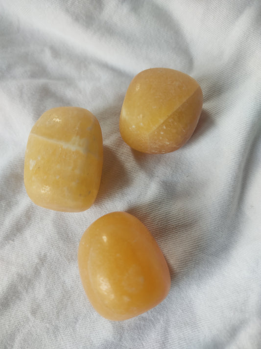 Pierre naturelle Calcite orange