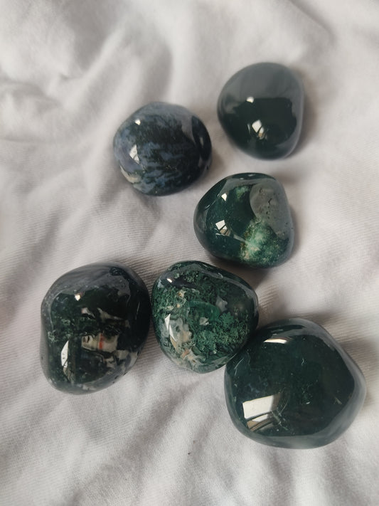 Pierre naturelle Agate mousse